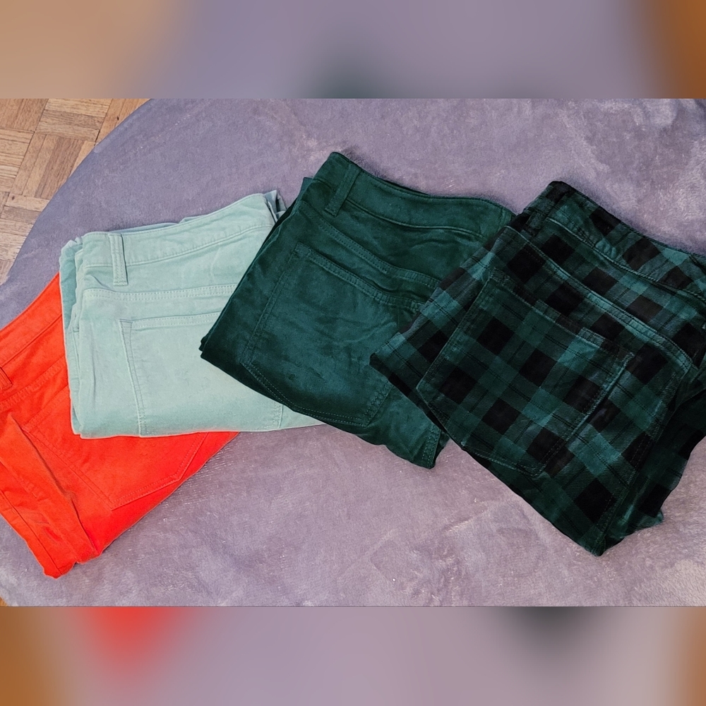 COPY - Talbots velveteen straight leg pants (2) size 12, purchase seperate or b…